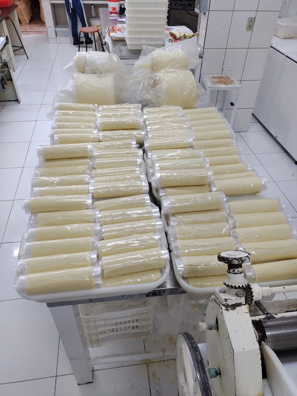 pasteis qualidade da Salgados Akio